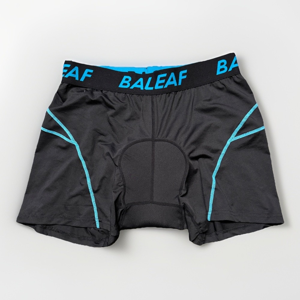 Baleaf Cycling Shorts Womens 2XL XXL Gray Padded‎ Nylon Spandex Blend